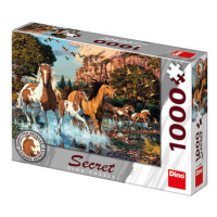 Dino puzzle Koně 1000 dílků secret collection