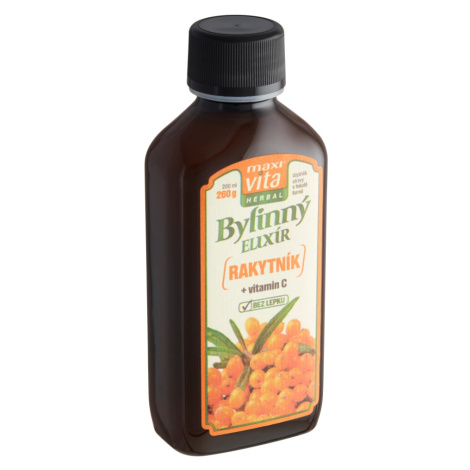 Maxi Vita bylinný elixír 200ml rakytník