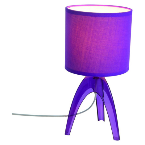 Näve Trendová stolní lampa Ufolino, fialová