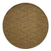 Kusový koberec Alassio zlatohnědá kruh 200 cm