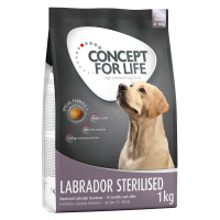 Concept for Life granule, 4 x 1 / 1,5 kg - 20 % sleva - Labrador Sterilised 4 x 1 kg