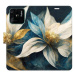 iSaprio flip pouzdro Gold Flowers pro Xiaomi Redmi 10C