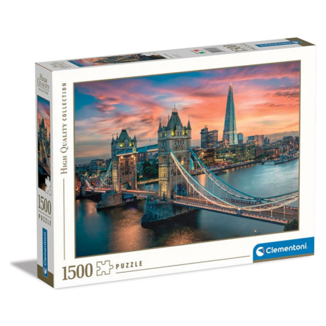 Clementoni - Puzzle 1500 Londýn za soumraku Sparkys
