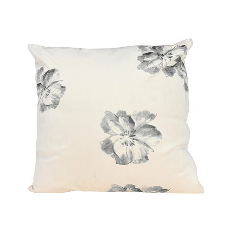 H&L Dekorační polštář Magnolie 45 × 45 cm, béžový