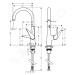 Hansgrohe 72810800 - Dřezová baterie, vzhled nerezu