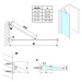 GELCO VARIO WHITE jednodílná sprchová zástěna k instalaci ke stěně, matné sklo, 900 GX1490GX1015