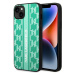 Karl Lagerfeld KLHCP14MPGKLSKN hard silikonové pouzdro iPhone 14 PLUS 6.7" green Monogram Stripe