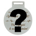 Narozeninová medaile - značka s číslem a textem 30 Vlastní text