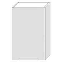 Kuchyňská skříňka Zoya W45 Pl bílý puntík/bílá
