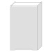 Kuchyňská skříňka Zoya W45 Pl bílý puntík/bílá