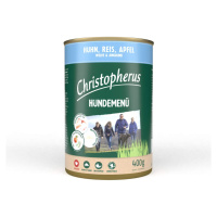 Christopherus Junior krmivo pro psy, kuřecí s rýží a jablky 12 × 400 g