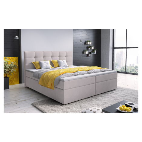 MSL Kontinentální čalouněná postel GLAM (180 x 200 cm) Barva látky: INARI 22