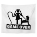 Sablio Deka Game over: 150x120 cm