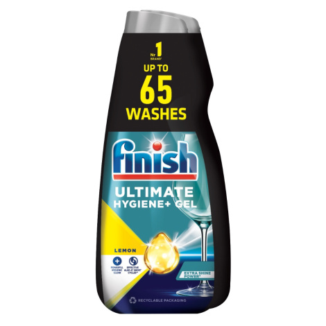 Finish Ultimate Hygiene+ Lemon gel do myčky 2x650 ml