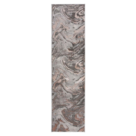 Šedo-béžový běhoun 60x230 cm Marbled – Flair Rugs