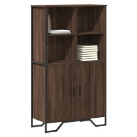 vidaXL Highboard hnědý dub 79,5 x 35,5 x 137,5 cm kompozitní dřevo