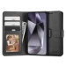 Knížkový obal na Samsung Galaxy S23 ULTRA Tech-Protect Wallet Černý