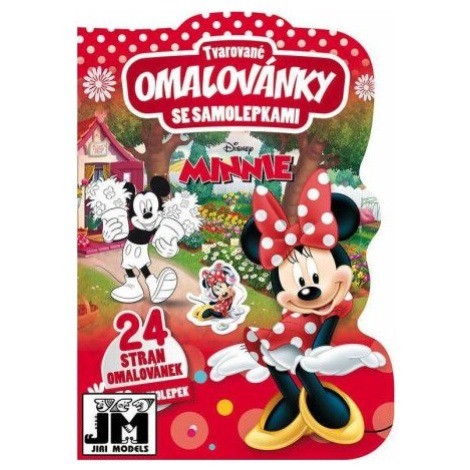 Minnie - Tvarované omalovánky se samolepkami JM - Jiří Models