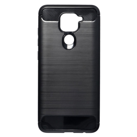 Pouzdro silikon Xiaomi Redmi Note 9 Forcell Carbon s výztuhou černé