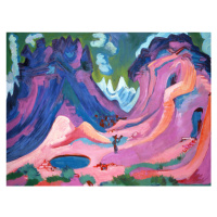 Obrazová reprodukce The Amselfluh, Ernst Ludwig Kirchner, 40 × 30 cm