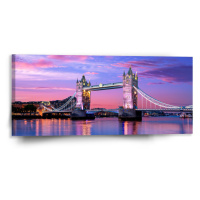 Sablio Obraz Londýn Tower Bridge - 110x50 cm