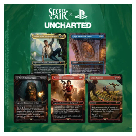 Set karet Magic: The Gathering - Secret Lair x Uncharted - EN