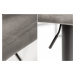 LuxD Designová barová židle Walnut šedý samet