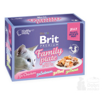 Brit Premium Cat D Fillets in Jelly Family Plate 1020g + Množstevní sleva