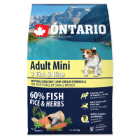 Ontario Adult Mini Fish&Rice granule 2,25 kg