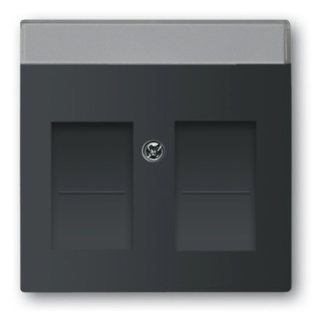 ABB kryt datové zásuvky mechová černá 2CKA001710A3910 Future Linear, Busch-axcent 1800-885 (1710
