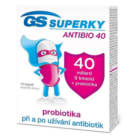 Gs Superky Antibio 40 Cps.10 čr/sk Green Swan