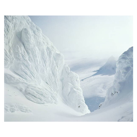 Umělecká fotografie Cauliflower ice formations in snow-covered landscape, Arctic-Images, (40 x 3