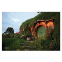 Umělecký tisk Hobbiton, (40 x 26.7 cm)