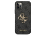 Zadní kryt Guess Big 4G Metal Logo Case pro Apple iPhone 12/12 Pro, šedá