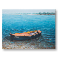 Malovaný obraz na stěnu LODIČKY 1 dílný CWFBC032 - 120x90 cm