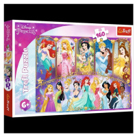 Trefl Puzzle Disney Princess - Portréty princezen / 160 dílků