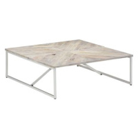 SHUMEE Konferenční stolek 110 × 110 × 36 cm masivní mangovníkové dřevo, 247698