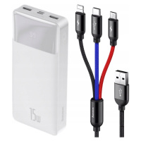 Powerbanka Baseus 20000MAH Pd 15W Kabel 3v1 Pro Lightning Usb-c Micro