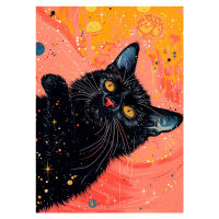 Ilustrace Candy Cat the Star I, Justyna Jaszke, 30 × 40 cm