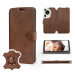 Pouzdro Mobiwear pro Huawei Pura 70 Ultra Brown Leat