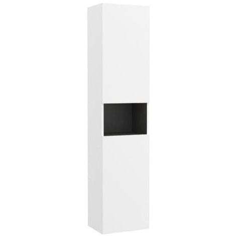 Roca Ona koupelnová skříňka vysoká 40x175x30 cm bílá mat A857636509