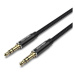 Vention Cotton Braided 3.5mm Male to Male Audio Cable 3m Black Aluminum Alloy Type