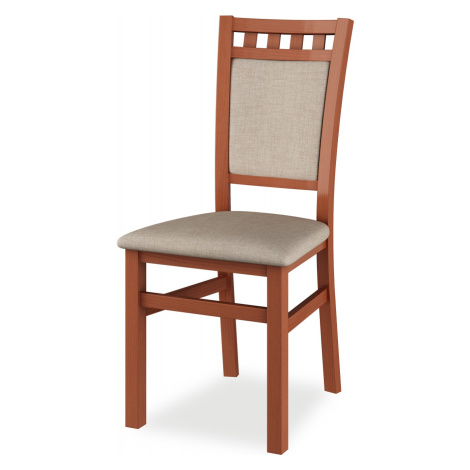 Židle Daniel 1 s čalouněným podsedákem a opěradlem Barva: Tmavě hnědá, látka: Friga 99
