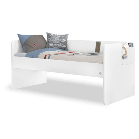 Jednolůžková postel 90x200cm pure - bílá