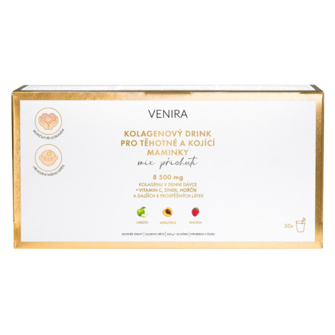 Venira Premium kolagenový drink pro těhotné a kojící maminky mix příchutí 30 sáčků