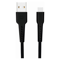 SWISSTEN DATOVÝ KABEL USB / USB-C 1,0 M ČERNÝ