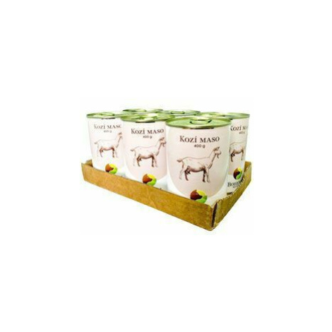 BOHEMIA MASO Kozí ve vlastní šťávě SIX PACK 6x400g + Množstevní sleva Bohemia Pet Food