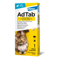 AdTab Žvýkací tablety pro kočky >2-8 kg 48 mg 1 tableta