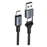 Eloop Orsen S8 Type-C to USB-C + USB-A Cable 100W 1.5m Black