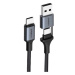 Eloop Orsen S8 Type-C to USB-C + USB-A Cable 100W 1.5m Black